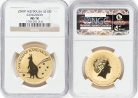 Elizabeth II gold "Kangaroo" 100 Dollars (1 oz) 2009-P MS70 NGC, Perth mint, KM1767. HID09801242017 © 2024 Heritage Auctions | All Rights Reserved