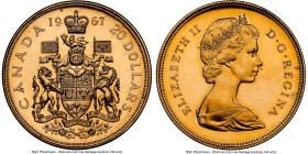 Elizabeth II gold Specimen "Confederation Centennial" 20 Dollars 1967 SP67 NGC, Royal Canadian mint, KM71. HID09801242017 © 2024 Heritage Auctions | A...