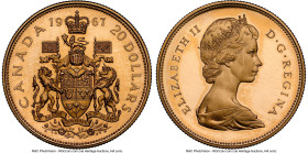 Elizabeth II gold Specimen "Confederation Centennial" 20 Dollars 1967 SP67 Ultra Cameo NGC, Royal Canadian mint, KM71. HID09801242017 © 2024 Heritage ...