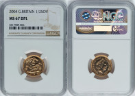 Elizabeth II gold 1/2 Sovereign 2004 MS67 Deep Prooflike NGC, KM1001. HID09801242017 © 2024 Heritage Auctions | All Rights Reserved