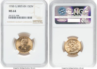 Elizabeth II gold Sovereign 1958 MS64 NGC, KM908. HID09801242017 © 2024 Heritage Auctions | All Rights Reserved