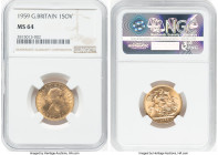 Elizabeth II gold Sovereign 1959 MS64 NGC, KM908. HID09801242017 © 2024 Heritage Auctions | All Rights Reserved