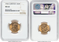 Elizabeth II gold Sovereign 1966 MS64 NGC, KM908. HID09801242017 © 2024 Heritage Auctions | All Rights Reserved