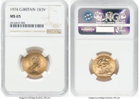 Elizabeth II gold Sovereign 1974 MS65 NGC, KM919. HID09801242017 © 2024 Heritage Auctions | All Rights Reserved