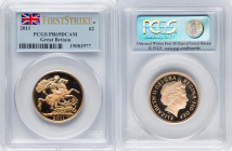 Elizabeth II gold Proof 2 Pounds 2011 PR69 Deep Cameo PCGS, KM1072. First Strike. HID09801242017 © 2024 Heritage Auctions | All Rights Reserved