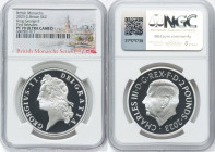 Charles III silver Proof "King George II" 2 Pounds (1 oz) 2023 PR70 Ultra Cameo NGC, Mintage: 1,360. British Monarchs series. First Releases. HID09801...