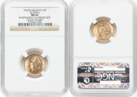 Estados Unidos gold Restrike 5 Pesos 1955-M MS63 NGC, Mexico City mint, KM464, Fr-168R. From Samaszko's Carson City Gold Hoard HID09801242017 © 2024 H...