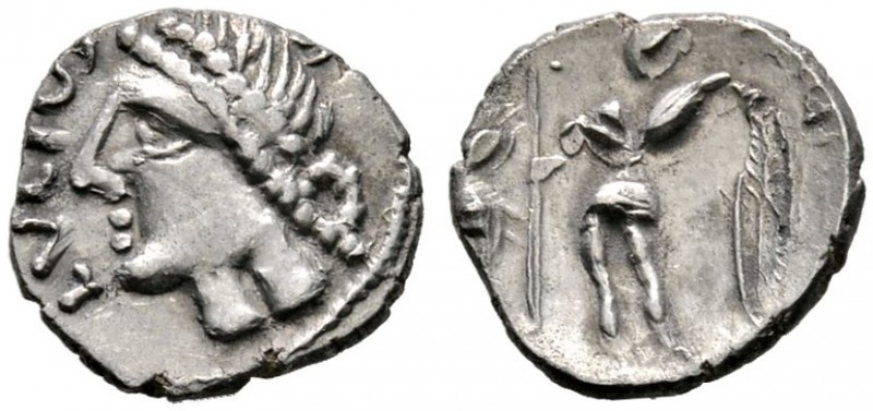 Keltische Münzen 
 Gallia 
 Petrocorii 
 Quinar ca. 55 v. Chr. Ein weiteres E...