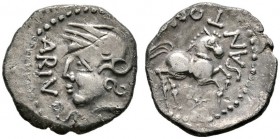 Keltische Münzen 
 Gallia 
 Santones 
 Quinar ca. 55 v. Chr. Ein weiteres Exemplar auf breiterem Schrötling. LT 4525. 1,76 g
 gutes sehr schön