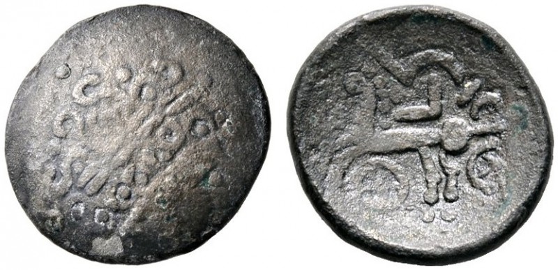 Keltische Münzen 
 Gallia 
 Sequani 
 AE-Stater 1. Jh. v.Chr. Ähnlich wie vor...