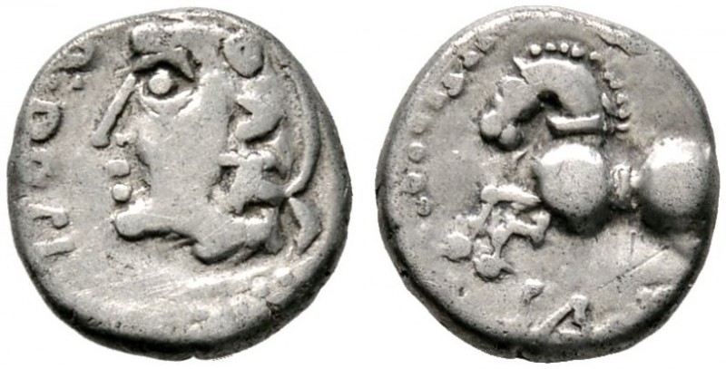Keltische Münzen 
 Gallia 
 Sequani 
 Quinar ca. 55 v. Chr. Ein weiteres Exem...