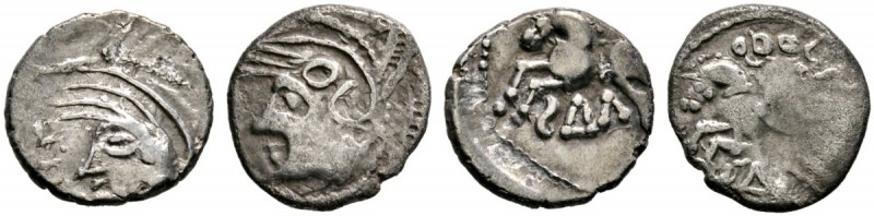 Keltische Münzen 
 Gallia 
 Sequani 
 Lot (2 Stücke): Quinare Wie vorher. LT ...