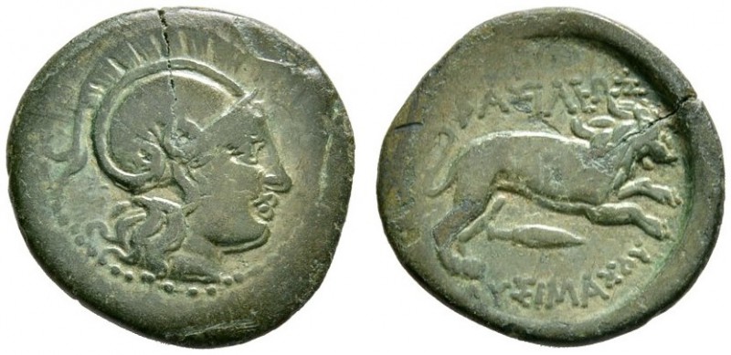 Griechische Münzen 
 Könige von Thrakien 
 Lysimachos 305-281 v. Chr. Bronzemü...