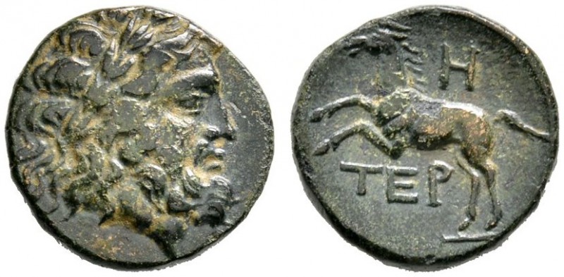 Griechische Münzen 
 Pisidia 
 Termessos Major. Bronzemünze (AE-19 mm) 64-63 v...