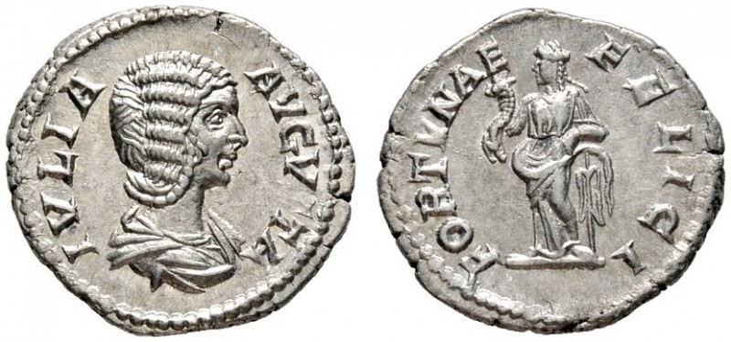 Römische Münzen 
 Kaiserzeit 
 Julia Domna 193-217, Gemahlin des Septimius Sev...
