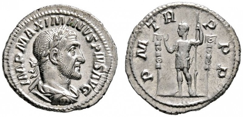Römische Münzen 
 Kaiserzeit 
 Maximinus I. Thrax 235-238 
 Denar 235 -Rom-. ...
