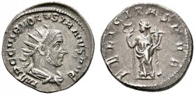 Römische Münzen 
 Kaiserzeit 
 Volusianus 251-253 
 Antoninian (als Augustus) 251/253 -Mailand-. IMP C C VIB VOLVSIANVS AVG. Drapierte Büste mit St...