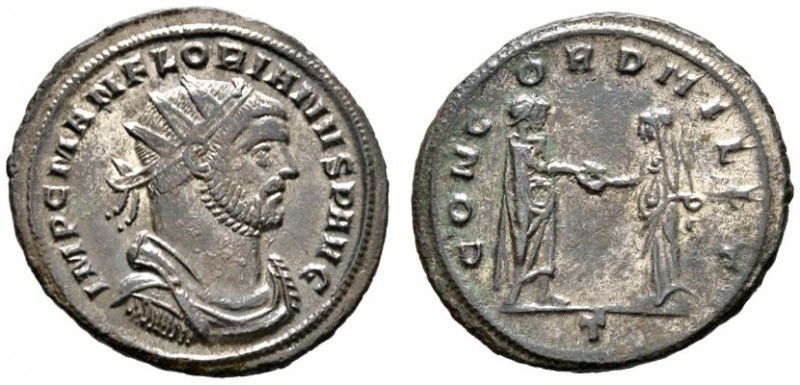 Römische Münzen 
 Kaiserzeit 
 Florianus 276 
 Antoninian 276 -Ticinum(?)-. I...