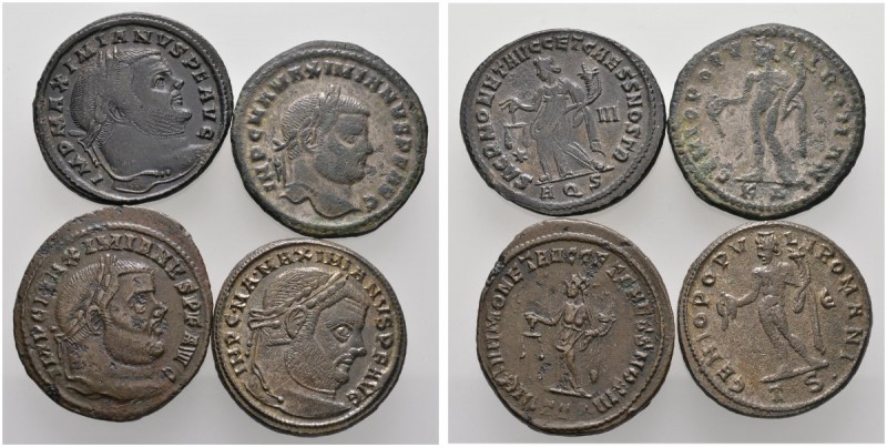 Römische Münzen 
 Kaiserzeit 
 Maximianus Herculius 286-305,306-308,310 
 Lot...