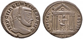 Römische Münzen 
 Kaiserzeit 
 Maxentius 306-312 
 Folles 307/308 -Rom-. IMP C MAXENTIVS P F AVG. Belorbeerte Büste nach rechts / CONSERV VRB SVAE....