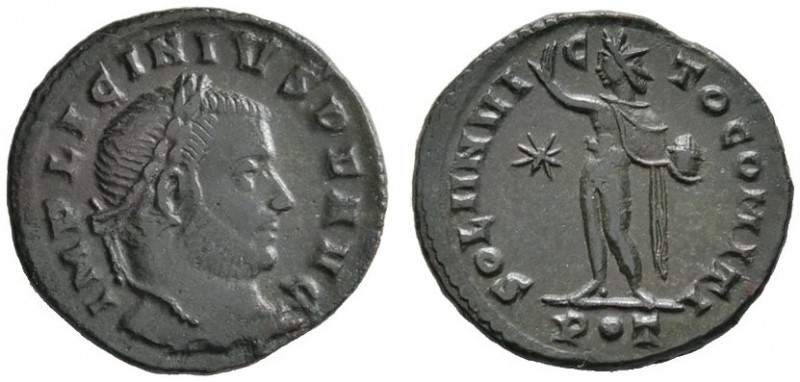 Römische Münzen 
 Kaiserzeit 
 Licinius I. 308-324 
 Folles 314/315 -Ticinum-...