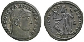 Römische Münzen 
 Kaiserzeit 
 Constantinus I. der Grosse 307-337 
 Folles 315/316 -Siscia-. IMP CONSTANTINVS P F AVG. Belorbeerte Büste nach recht...