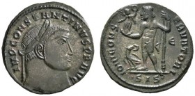 Römische Münzen 
 Kaiserzeit 
 Constantinus I. der Grosse 307-337 
 Folles 315/316 -Siscia-. Ähnlich wie vorher, jedoch Offizinzeichen E. RIC 15. 3...