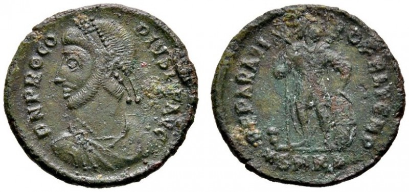 Römische Münzen 
 Kaiserzeit 
 Procopius 365-366 
 AE-Centenionalis -Heraklei...