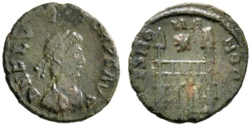 Römische Münzen 
 Kaiserzeit 
 Flavius Victor 387-388 
 Kleinbronze (AE-13 mm...