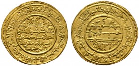 Orientalen 
 Almoraviden (Murabiten) in Marokko und Spanien 
 Ali bin Yusuf 500-537 AH/1106-1142 AD 
 Golddinar 530 AH -Madinat Fas-. 4,11 g
 vorz...