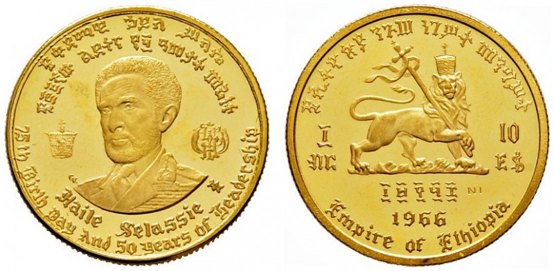 Ausländische Münzen und Medaillen 
 Äthiopien 
 Haile Selassie I. 1930-1937 un...