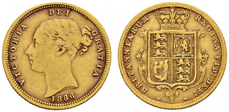 Ausländische Münzen und Medaillen 
 Australien 
 Victoria 1837-1901. 1/2 Sover...