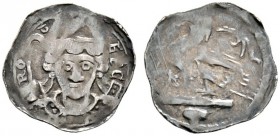 Ausländische Münzen und Medaillen 
 Belgien-Lüttich, Bistum 
 Rudolph von Zähringen 1167-1191 
 Pfennig. Mitrierte Büste mit Krummstab von vorn / A...