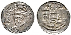 Ausländische Münzen und Medaillen 
 Belgien-Lüttich, Bistum 
 Rudolph von Zähringen 1167-1191 
 Pfennig. Mitrierte Büste nach halblinks, davor Krum...