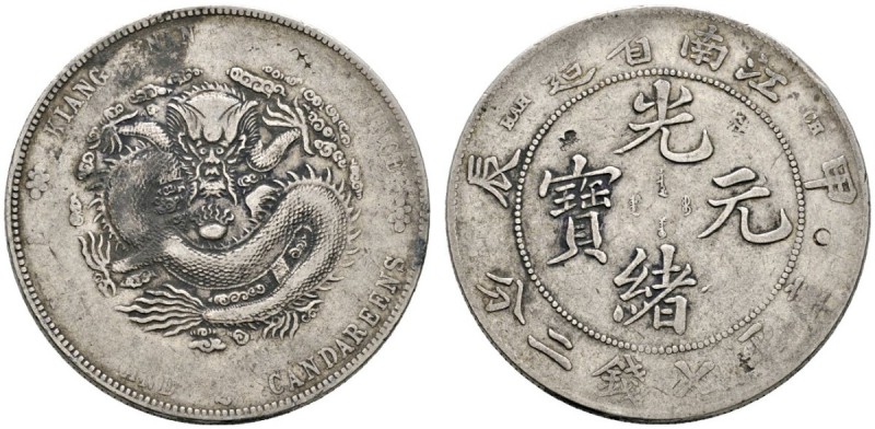 Ausländische Münzen und Medaillen 
 China-Provinz Kiagnan 
 Dollar o.J (1904)....