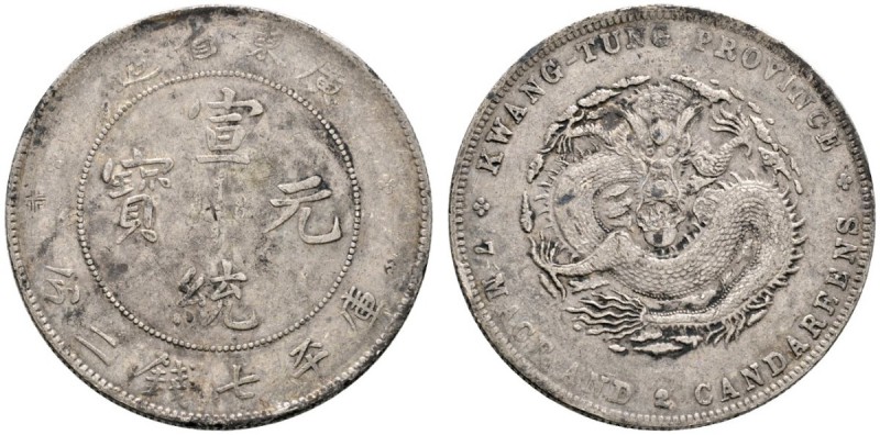 Ausländische Münzen und Medaillen 
 China-Provinz Kwangtung 
 Dollar o.J. (190...