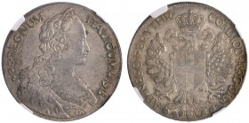 Ausländische Münzen und Medaillen 
 Eritrea 
 Vittorio Emanuele III. von Italien 1900-1914. Tallero 1918. Dav. 28, Pagani 956. In US-Plastik­holder ...