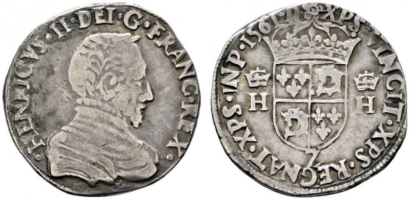 Ausländische Münzen und Medaillen 
 Frankreich-Königreich 
 Charles IX. 1560-1...