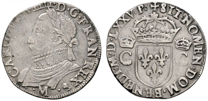 Ausländische Münzen und Medaillen 
 Frankreich-Königreich 
 Henri III. 1574-15...