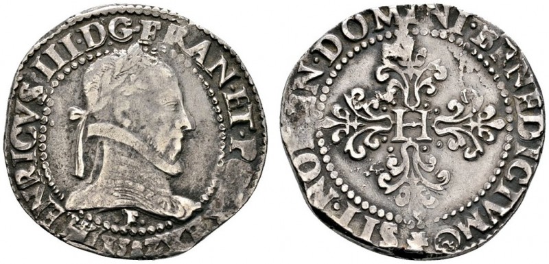 Ausländische Münzen und Medaillen 
 Frankreich-Königreich 
 Henri III. 1574-15...
