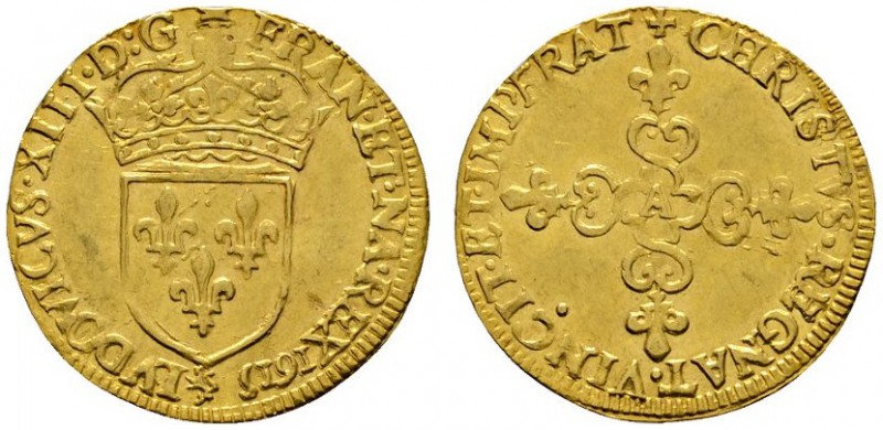 Ausländische Münzen und Medaillen 
 Frankreich-Königreich 
 Louis XIII. 1610-1...