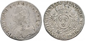 Ausländische Münzen und Medaillen 
 Frankreich-Königreich 
 Louis XV. 1715-1774 
 Ecu aux rameaux d'olivier 1734 -Riom-. Gad. 321, Ciani 2117, Dupl...
