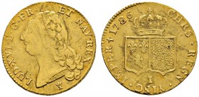 Ausländische Münzen und Medaillen 
 Frankreich-Königreich 
 Louis XVI. 1774-1793 
 Doppelter Louis d'or au buste nu 1786 -Limoges. Gad. 363, Ciani ...