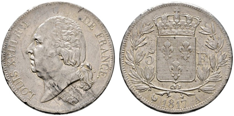 Ausländische Münzen und Medaillen 
 Frankreich-Königreich 
 Louis XVIII. 1814,...