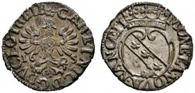 Ausländische Münzen und Medaillen 
 Frankreich-Lothringen 
 Nicole und Charles IV. 1624-1625 
 Demi gros 1625 -Nancy-. Flon II, S. 694,35.
 vorzüg...