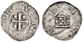 Ausländische Münzen und Medaillen 
 Frankreich-Metz, Bistum 
 Dietrich II. 1005-1046, zusammen mit König Heinrich II. 1004-1024. Denar. [+DEODERICVS...