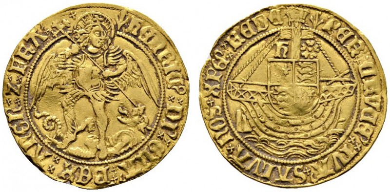 Ausländische Münzen und Medaillen 
 Großbritannien 
 Henry VII. 1485-1509 
 A...