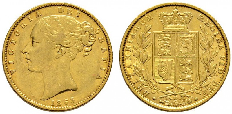 Ausländische Münzen und Medaillen 
 Großbritannien 
 Victoria 1837-1901 
 Sov...