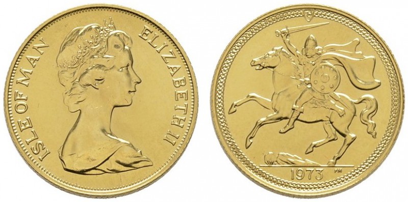 Ausländische Münzen und Medaillen 
 Isle of Man 
 Pound 1979. Vikinger-Krieger...