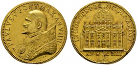 Ausländische Münzen und Medaillen 
 Italien-Kirchenstaat (Vatikan) 
 Paul V. (Camillo Borghese) 1605-1621. Goldmedaille 1613 (AN VIIII) von G.A. Mor...